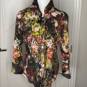 Georg Roth LA button down. Sequin trim